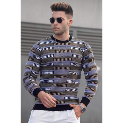 Madmext Men Black Sweater 5189 - Siyah