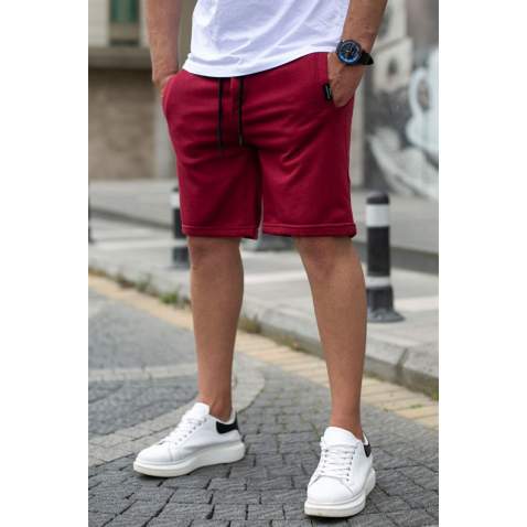 Madmext Men Maroon Shorts 4842 - Bordo