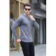 Anthracite Knitwear Polo Sweater 5973 - Antrasit