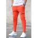 Madmext Orange Zipper Detailed Sweatpants 2937 - Turuncu