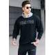 Madmext Black Hoodie Sweatshirt 4774 - Siyah