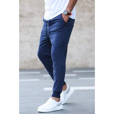 Madmext Men Navy Blue Sweatpants 4800 - Lacivert