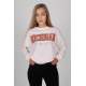 Mad Girls Printed White Sweatshirt MG785 - Beyaz