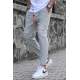 Madmext Gray Men Sweatpants with Pockets 4809 - Gri