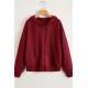 Mad Girls Maroon Sweatshirt MG784 - Bordo