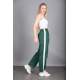 Mad Girls Green Bell Bottom Sweatpants MG1294 - Yeşil