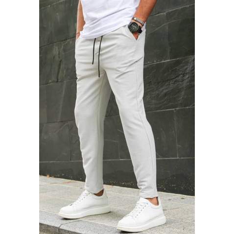 Dye Gray Basic Jogger Trousers 5465 - Boyalı gri