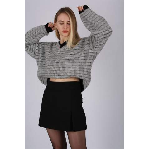 Mad Girl Black Skirt MG1333 - Siyah