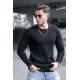 Madmext Black Sweater For Men 5181 - Siyah