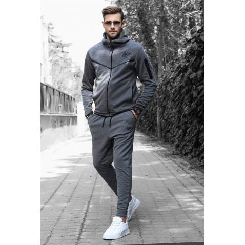 Madmext Men Anthracite Tracksuit 5673 - Antrasit