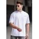 Madmext Men Whiite T-shirt 5273 - Beyaz