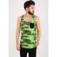 Madmext Men Camouflage Green Vest 2272 - Yeşil