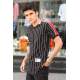 Madmext Black Striped T-shirt for Men 3039 - Siyah