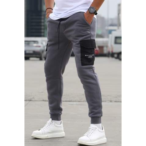 Smoke Gray Jogger Sweatpants 5475 - Füme