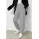 Mad Girls Gray Sweatpants MG1353 - Gri