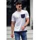 Madmext Men White T-shirt 5353 - Beyaz