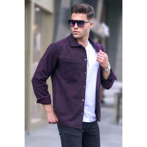 Maroon Regular Fit LumberJack Shirt 5557 - Bordo