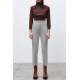 Mad Girls High Waist Gray Trousers MG1331 - Gri