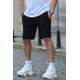 Men Black Basic Shorts 5464 - Siyah