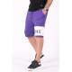 Madmext Purple Printed Capri for Men 2911 - Mor