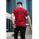 Men Basic Maroon T-Shirt - Bordo