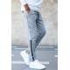 Madmext Men Printed Gray Sweatpants 4213 - Gri