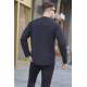 Black Regular Fit Basic Sweatshirt 6023 - Siyah