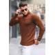 Camel Turtleneck Knitwear Sweater 5763 - Camel