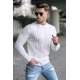 Madmext Ecru Sweater For Men 5178 - Ekru