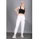 Mad Girls White Jogger Sweatpants MG303 - Beyaz