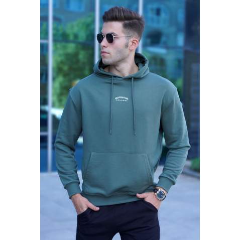 Madmext Men Khaki Sweatshirt 5314 - Haki