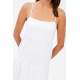 Women White Long Dress - Beyaz