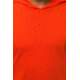 Madmext Orange Rapped T-shirt with Hood for Men 3069 - Turuncu