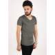 Madmext Men Khaki T-shirt 2301 - Haki