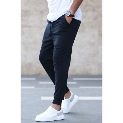 Madmext Men Black Sweatpants 4800 - Siyah