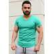 Madmext Green Basic T-shirt for Men 3005 - Yeşil