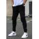 Men Black Cargo Trousers 5447 - Siyah