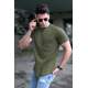 Madmext Men Khaki T-shirt 5280 - Haki