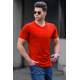 Madmext Men Basic Orange T-shirt 3006 - Turuncu