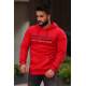 Madmext Red Printed Hoodie 4190 - Kırmızı