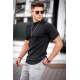 Madmext Men Black T-Shirt 5684 - Siyah