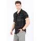 Madmext Men Designed Black Shirt 5539 - Siyah