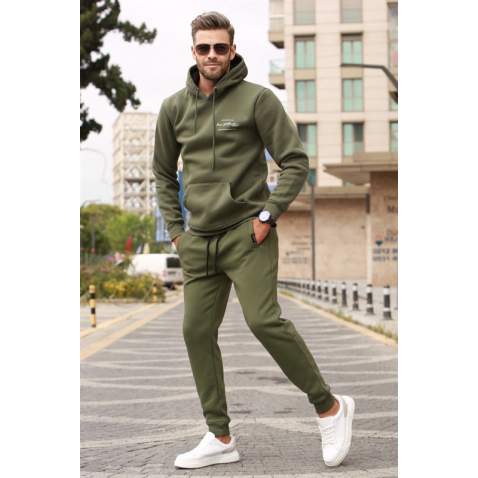 Madmext Khaki Tracksuit For Men 5633 - Haki