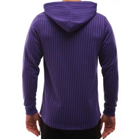 Madmext Men Purple Hoodie Sweatshirt 2825 - Mor