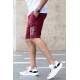 Madmext Maroon Printed Short 4247 - Bordo