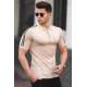 Madmext Men Knitted Beige Polo T-shirt 5084 - Bej