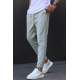 Men Green Slim Fit Jogger Trousers 5471 - Yeşil