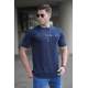 Madmext Men Navy Blue T-shirt 5363 - Lacivert