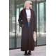 Mad Girls Brown Long Coat MG1302 - Kahverengi