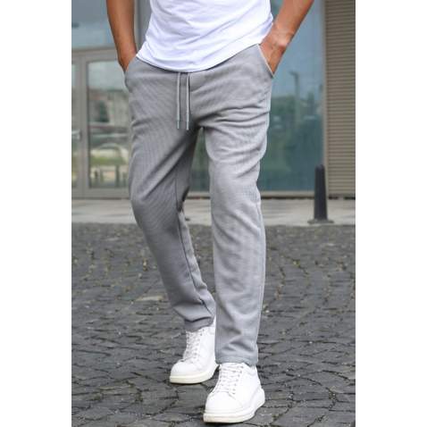 Dye Gray Relaxed Fit Jogger Trousers T5480 - Boyalı gri